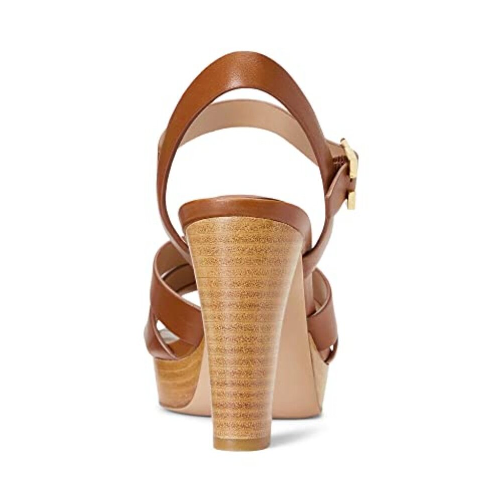 Lauren Ralph Lauren Womens SOFFIA Leather Ankle Strap Pumps - Picture 4 of 4